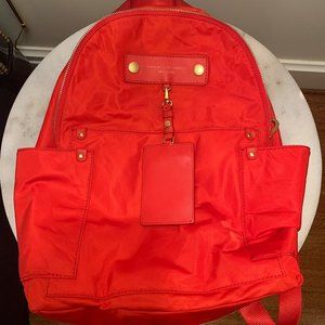 Marc By Marc Jacobs Red Nylon Backpack